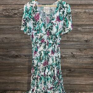 Sunday Mi Amor Tropical Floral Maxi Dress